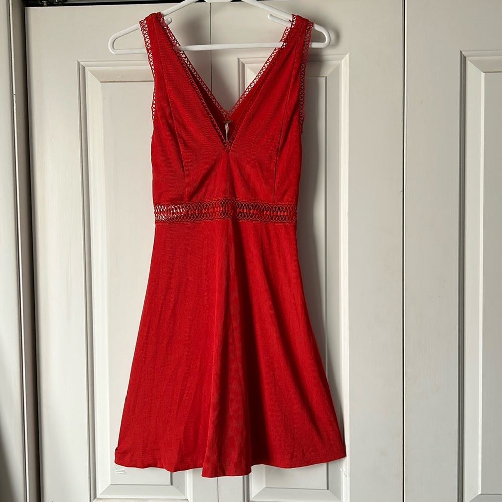 Free People Burnt Orange Dress